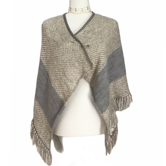 Lauren Vidal Sweaters - Lauren Vidal Made in Italy Mohair Blend Wrap NWT